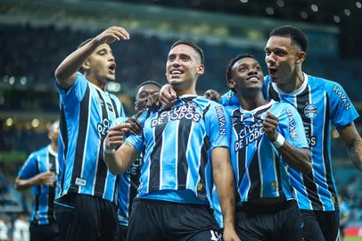 PORTO ALEGRE, RS, BRASIL, 25-02-2026: Grêmio vs Atlético Mineiro, na Arena, válido pelo Brasileirão Série A 2026. Foto: Lucas Uebel/Grêmio FBPA<!-- NICAID(16233145) -->