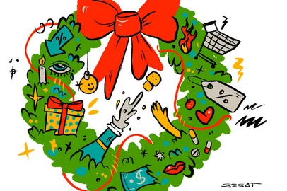 Charles Segat / Especial Ilustração de Charles Segat para a crônica "Os bastidores de dezembro", de Nivaldo Pereira, a ser publicada na edição dos dias 06 e 07 de dezembro, no caderno Almanaque.<!-- NICAID(16181003) -->