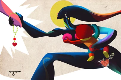 Ilustração para a coluna de Martha Medeiros em ZH. ARTE: Gilmar Fraga / Agência RBS (ONLINE)<!-- NICAID(14840876) -->