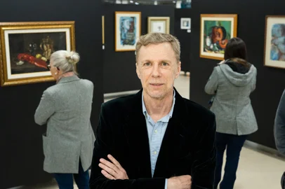 Ronaldo Wink, coordenador da Pinacoteca da Unisc.<!-- NICAID(15492385) -->