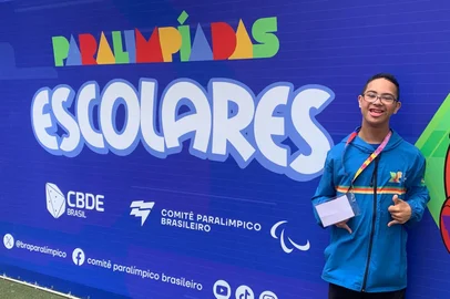 Atletas de Caxias do Sul são destaque no Atletismo nas Paralimpíadas Escolares.<!-- NICAID(16174063) -->