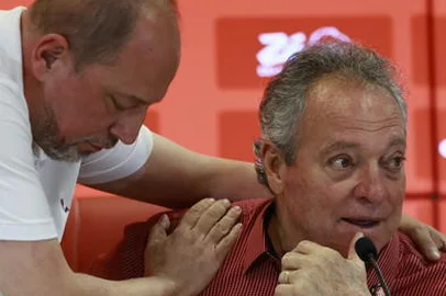 Coletiva de apresentação de Abel Braga no Inter<!-- NICAID(16177389) -->