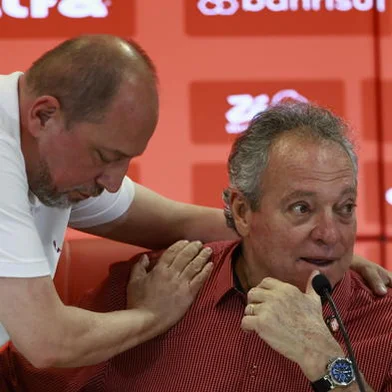 Coletiva de apresentação de Abel Braga no Inter<!-- NICAID(16177389) -->