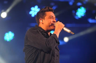 CAXIAS DO SUL, RS, BRASIL, 01/12/2019Mais Nova Festival, realizado nos pavilhões da festa da uva, trouxe Artistas principais: Marília Mendonça em seu último show antes da gravidez e Wesley Safadão.Imagens do show de Wesley Safadão(Lucas Amorelli/Agência RBS)<!-- NICAID(14343595) -->
