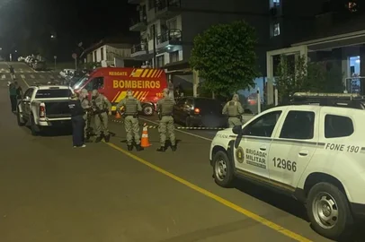 Corpo de Bombeiros / Divulgação Homem é encontrado morto a tiros dentro de carro em Marau