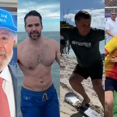 Montagem políticos nas redes sociais<!-- NICAID(15977422) -->