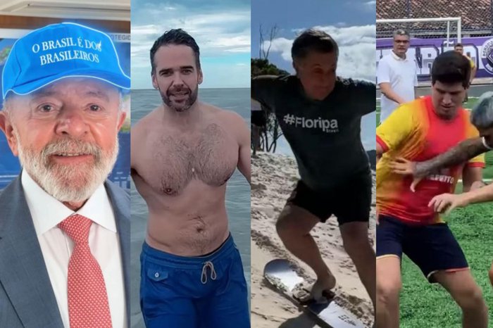 @lulaoficial,@eduardoleite45,@topaziofloripa,@joaocampos / Reprodução Instagram @lulaoficial,@eduardoleite45,@topaziofloripa,@joaocampos / Reprodução Instagram