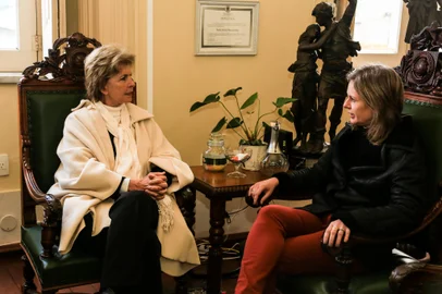 14.06.2018 - Prefeita de Pelotas Paula Mascarenhas recebe a visita da ex-governadora Yeda Crusius - Foto: <!-- NICAID(15872428) -->
