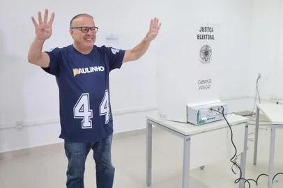 Paulinho Freire, candidato do (União Brasil) para a prefeitura de Natal<!-- NICAID(15900432) -->