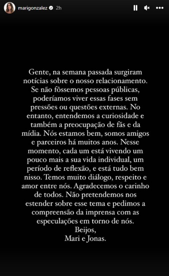 @marigonzalez Reprodução / Reprodução @marigonzalez Reprodução / Reprodução