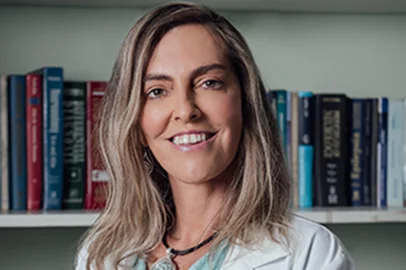 Cientista Tatiana Coelho de Sampaio, chefe do Laboratório de Biologia da Matriz Extracelular do Instituto de Ciências Biomédicas da Universidade Federal do Rio de Janeiro (ICB/UFRJ). Descoberta da polilaminina.<!-- NICAID(16227181) -->