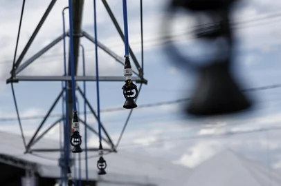 NÃO-ME-TOQUE, RS, BRASIL, 10-03-2026: Programa do governo para ampliar a área de irrigação no RS. Pivôs de irrigação na Expodireto Cotrijal 2026. Fotos: Duda Fortes/Agencia RBS<!-- NICAID(16242001) -->