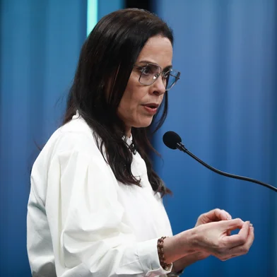 PORTO ALEGRE, RS, BRASIL - 2024.10.02 - Bastidores do debate entre os candidatos a prefeitura de Porto Alegre. (Foto: Renan Mattos/ Agência RBS)<!-- NICAID(15882488) -->