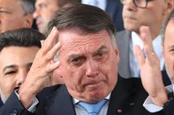Brasília (DF), 26/03/2025 - Ex-presidente Jair Bolsonaro durante declaração a imprensa após virar Réu no STF. Foto: Lula Marques/Agência Brasil<!-- NICAID(16064194) -->