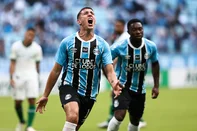 PORTO ALEGRE, RS, BRASIL, BRASIL, 31-01-2026: Campeonato Gaúcho 2026 - Partida entre Grêmio e Juventude no Estádio da Arena em Porto Alegre. Na foto, o jogador do Grêmio, Monsalve. Foto: Jonathan Heckler/Agência RBS<!-- NICAID(16216057) -->