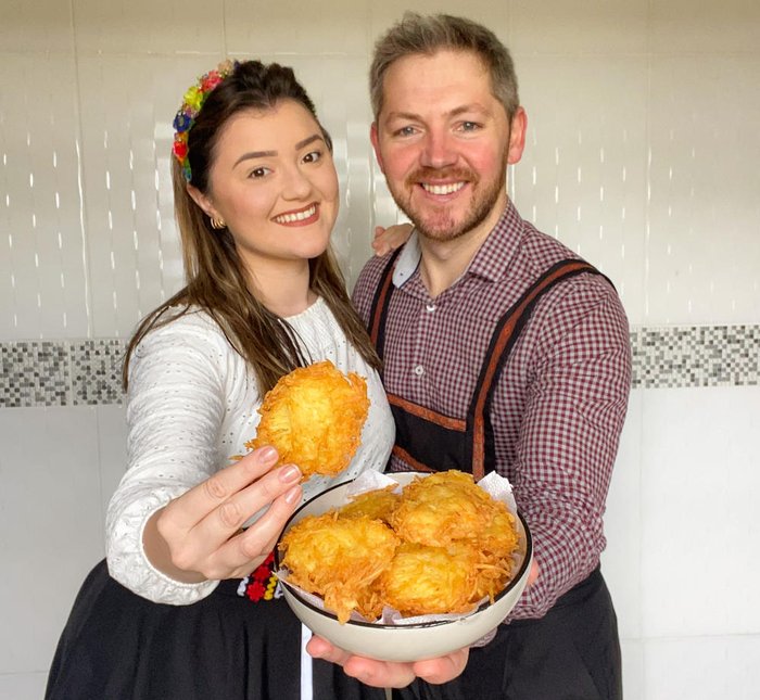 Bolinhos crocantes de batata frita - Receitas Agora