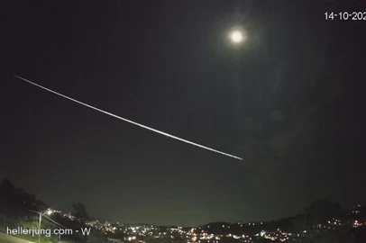 Meteoro de longa duração é registrado por observatório em Taquara<!-- NICAID(15889802) -->