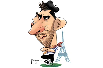 FRASES DA SEMANA: caricatura de Messi. FOTO: Gilmar Fraga / Agência RBS (ONLINE)<!-- NICAID(14861893) -->