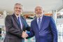 Presidente Lula recebe o Presidente argentino, Alberto Fernández, em Brasília. (Atenção! Fotografia em baixa resolução. Não recomendada para uso em jornal impresso).<!-- NICAID(15466283) -->