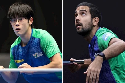 Leonardo Iizuka, Guilherme Teodoro, tênis de mesa