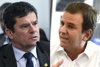 Sérgio Moro e Eduardo Paes - Foto: Jefferson Rudy/Tânia Rêgo/Agência Senado/Agência Brasil/Divulgação<!-- NICAID(15919607) -->