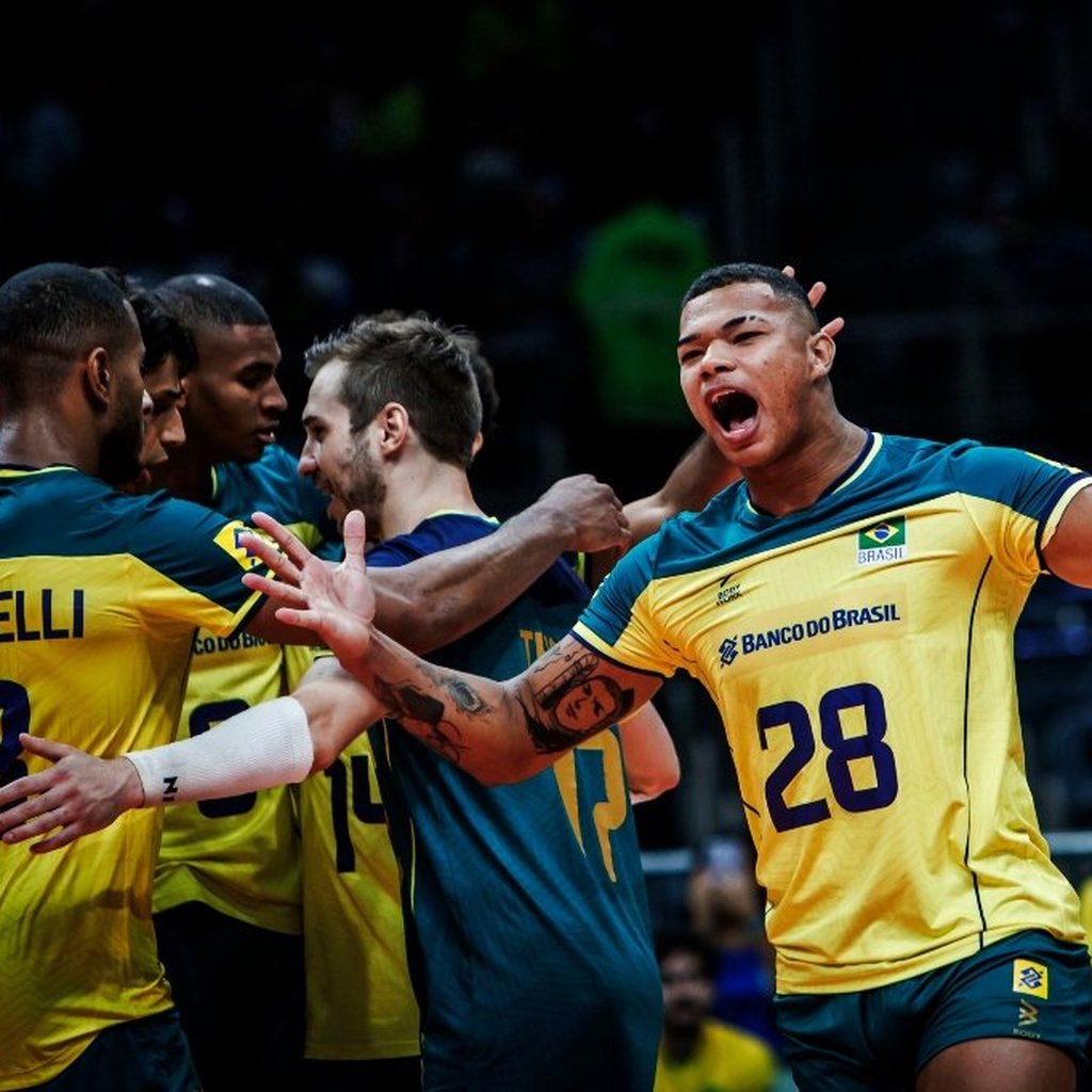 No tie-break, Brasil bate a República Tcheca e vence a segunda no  Pré-Olímpico de vôlei masculino