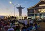 Com 20 metros de altura, imagem do Cristo Fé foi construída por empresário e doada a paróquia no noroeste do RS 