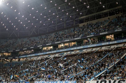 PORTO ALEGRE, RS, BRASIL, 05-11-2025:Grêmio x Cruzeiro. O duelo é válido pela 32ª rodada do Campeonato Brasileiro. Foto: Duda Fortes / Agência RBS<!-- NICAID(16161802) -->