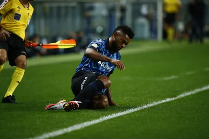 PORTO ALEGRE, RS, BRASIL - 03.10.2021 - O Grêmio recebe o Sport na Arena, em jogo válido pela 23ª rodada do Brasileirão. Partida marca a volta da torcida à Arena durante a pandemia. (Foto: Félix Zucco/Agencia RBS)<!-- NICAID(14905083) -->