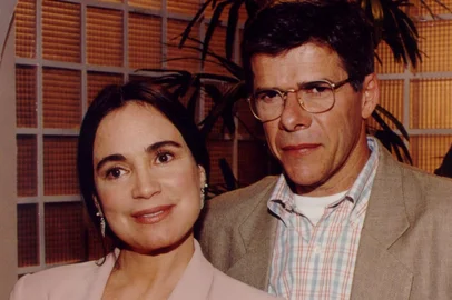 José Mayer (Carlos) e Regina Duarte (Helena Soares) em História de Amor, de Manuel Carlos, que entrará na Faixa Especial.<!-- NICAID(15962283) -->