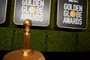 Imagem do troféu do Globo de Ouro, premiação voltada ao cinema e à televisão.<!-- NICAID(15400454) -->