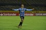 Brazil's Gremio Ricardinho celebrates after scoring during their Copa Libertadores football tournament second round match at the Atahualpa Olympic Stadium in Quito on March 16, 2021. (Photo by SANTIAGO ARCOS / various sources / AFP)Editoria: SPOLocal: QuitoIndexador: SANTIAGO ARCOSSecao: soccerFonte: AFPFotógrafo: STR<!-- NICAID(14736651) -->