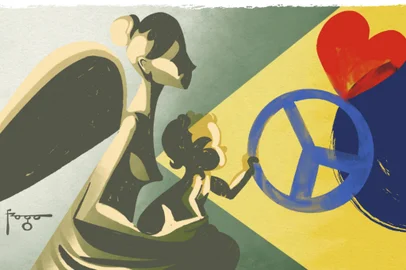 Ilustração para a coluna de Martha Medeiros, online<!-- NICAID(15319169) -->