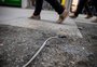 Troca do piso no calçadão da Rua dos Andradas desagrada a comerciantes e pedestres