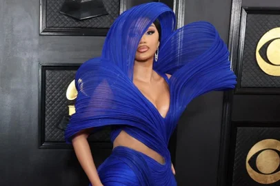 LOS ANGELES, CALIFORNIA - FEBRUARY 05: (FOR EDITORIAL USE ONLY) Cardi B attends the 65th GRAMMY Awards on February 05, 2023 in Los Angeles, California.   Amy Sussman/Getty Images/AFP (Photo by Amy Sussman / GETTY IMAGES NORTH AMERICA / Getty Images via AFP)<!-- NICAID(15341282) -->