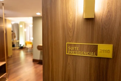 Salomão Cardoso / Divulgação Porto Alegre RS, 19 de maio de 2026 - Suíte presidencial do hotel Hilton em Porto Alegre<!-- NICAID(16288262) -->