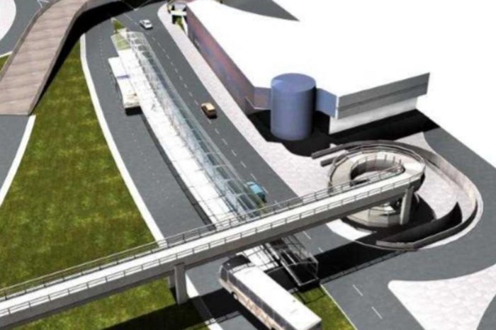 O acesso às novas paradas se daria por um túnel sob a Avenida Castelo Branco, ao lado da rampa para pedestres