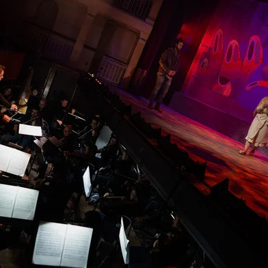 Ópera La Bohème, da Ospa, no Theatro São Pedro.<!-- NICAID(15838124) -->