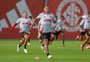 Treino do Inter tem repetição de meio-campo para encarar o Nacional