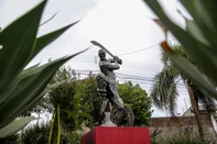 Associação de Umbanda Caxias (AUC), pauta para o Dia de Ogum com entrevista do Babalorixá Saul de Medeiros de Ogum. (Neimar De Cesero/Agência RBS)Indexador: Neimar De Cesero<!-- NICAID(16018319) -->