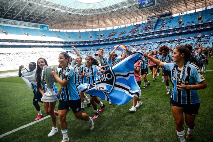 Grêmio e Flamengo vão jogar na Arena pelo Brasileirão Feminino