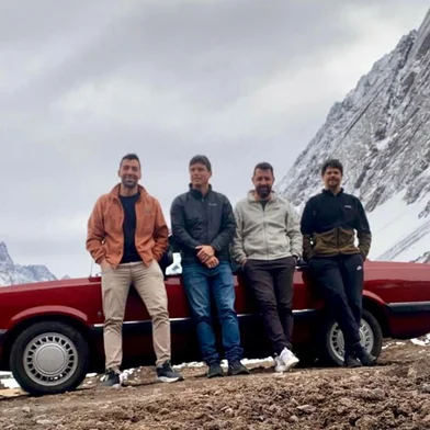 Como quatro amigos da Serra atravessaram o Estado e viajaram por Argentina, Chile e Uruguai com um Ford Del Rey 1989.<!-- NICAID(16148553) -->