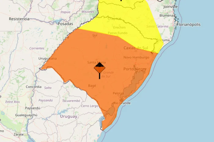 Instituto Nacional de Meteorologia (Inmet) / Reprodução