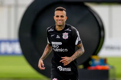 Imagem Nº 189372 - Foto: Rodrigo Coca/Agência Corinthians  Fotos do treino desta segunda-feira (07/02/2022), no CT Dr. Joaquim Grava. Na foto: Luan<!-- NICAID(15473457) -->
