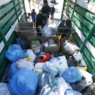 PORTO ALEGRE, RS, BRASIL - 13.06.2021 - Ação de coleta de doações de agasalhos será neste domingo. Campanha é da Federação Israelita do RS (FIRS), que promove anualmente a campanha do agasalho da comunidade judaica. O Iom Mitzvah tem parceria com a Prefeitura de Porto Alegre e integra o calendário oficial da Capital. (Foto: Lauro Alves/Agencia RBS)<!-- NICAID(14807808) -->