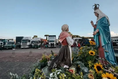Romaria dos caminhões e dos motor-homes em Caravaggio, neste sábado<!-- NICAID(16025186) -->