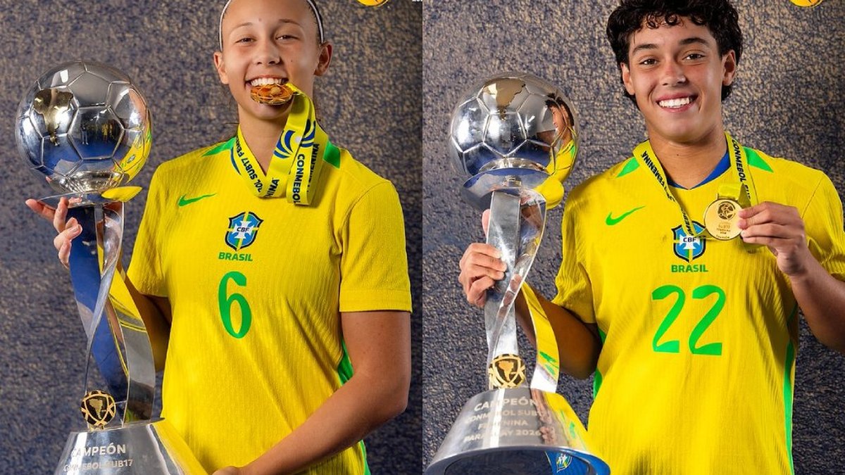 Atletas do Grêmio são convocadas para seleções brasileiras de base em 2026