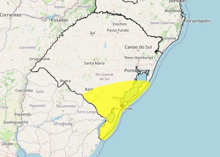 Instituto Nacional de Meteorologia (Inmet) / Reprodução