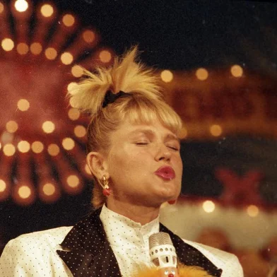 Xuxa em Buenos Aires - 1991#Fotógrafo: Genaro Joner#Envelope: 109662<!-- NICAID(15383387) -->
