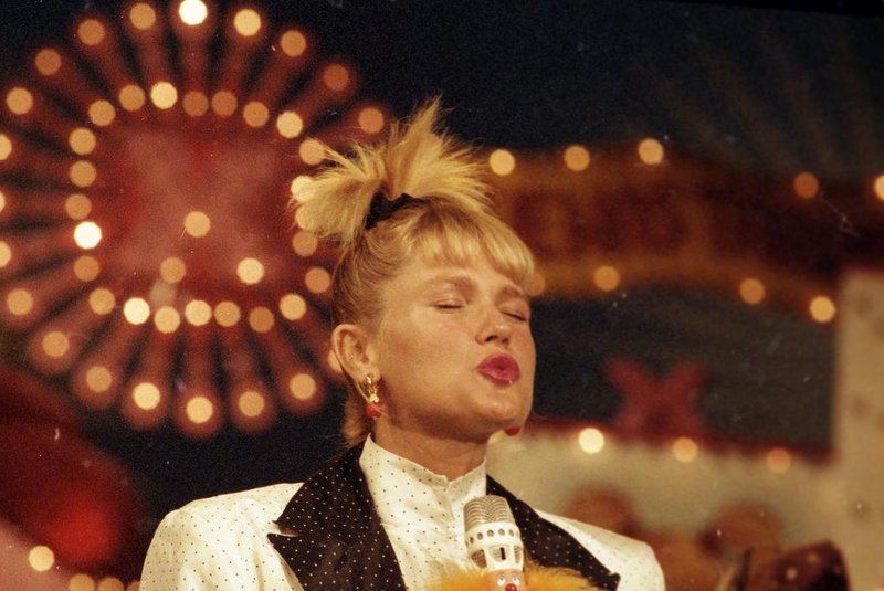 Xuxa em Buenos Aires - 1991#Fotógrafo: Genaro Joner#Envelope: 109662<!-- NICAID(15383387) -->